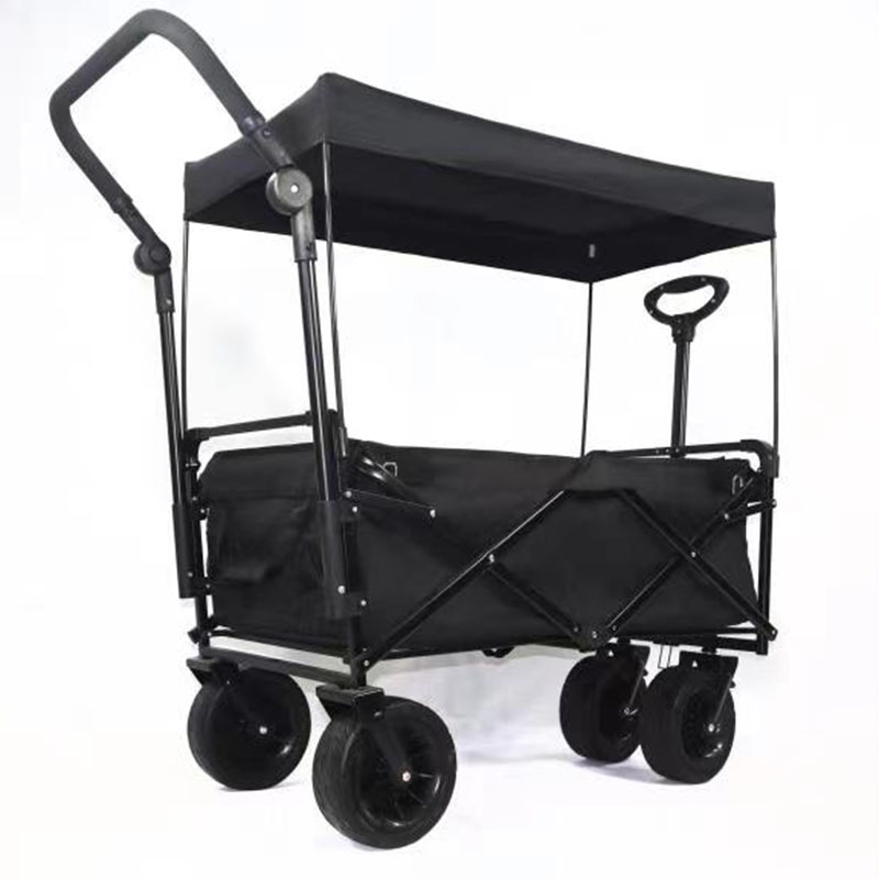 Outdoor Garden Park Wagon Portable Beach Trolley Cart Foldable Camping Stroller Folding Cart