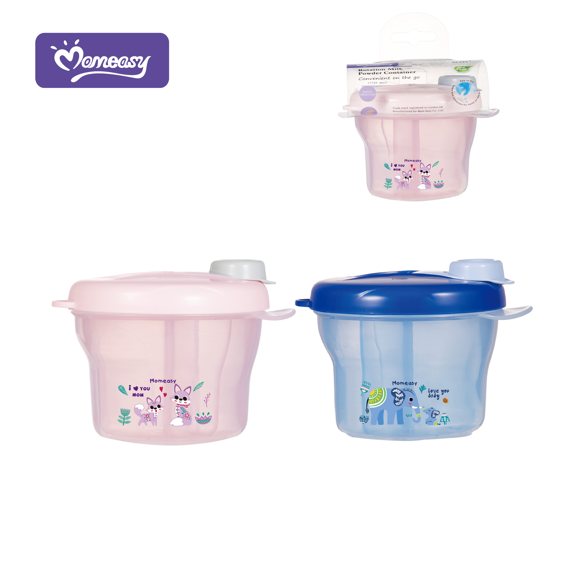 Rotation Milk Powder Container