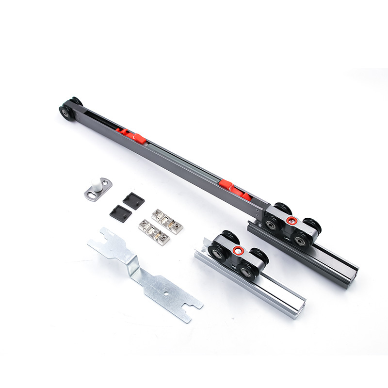 Singel double soft closing pocket sliding door roller system