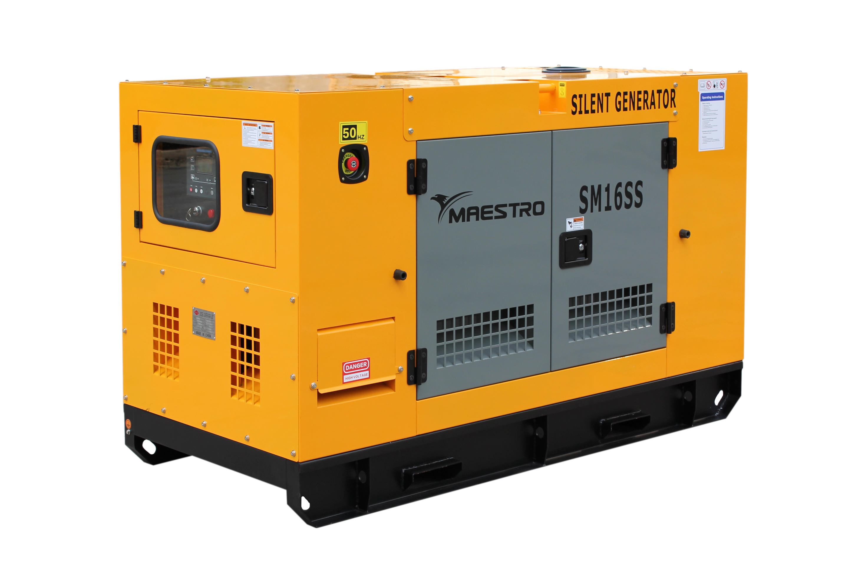 48kw 60kva Prime Power Ricardo Industrial Silent Diesel Generator Set