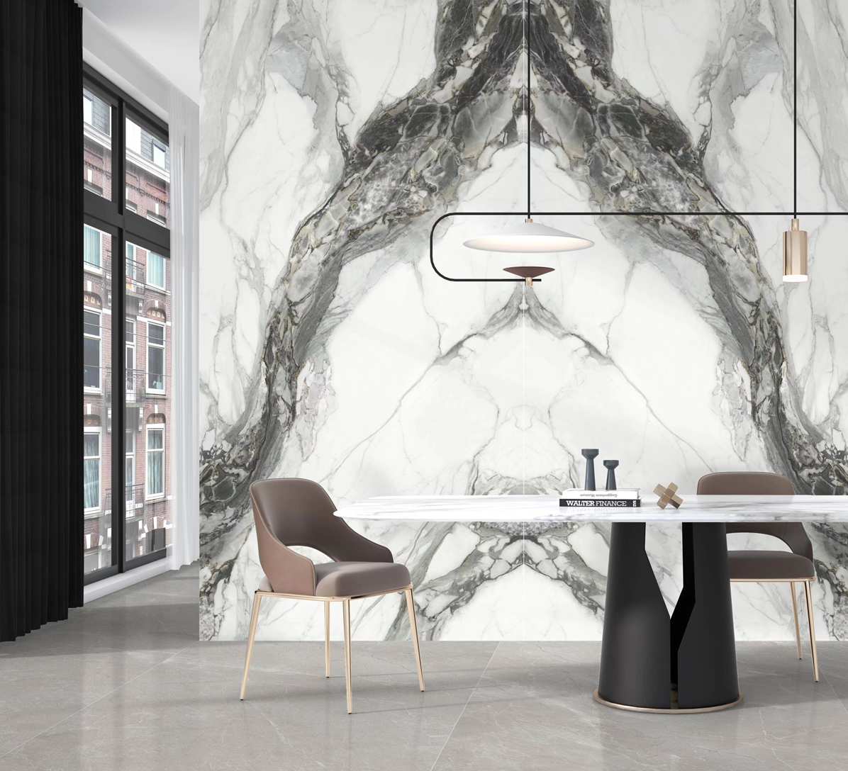 Porcelain Slab/Porcelain Tile/Floor Tile/Wall Tile/Marble Tile/Glazed Tile 160-320DBY12872BC-M