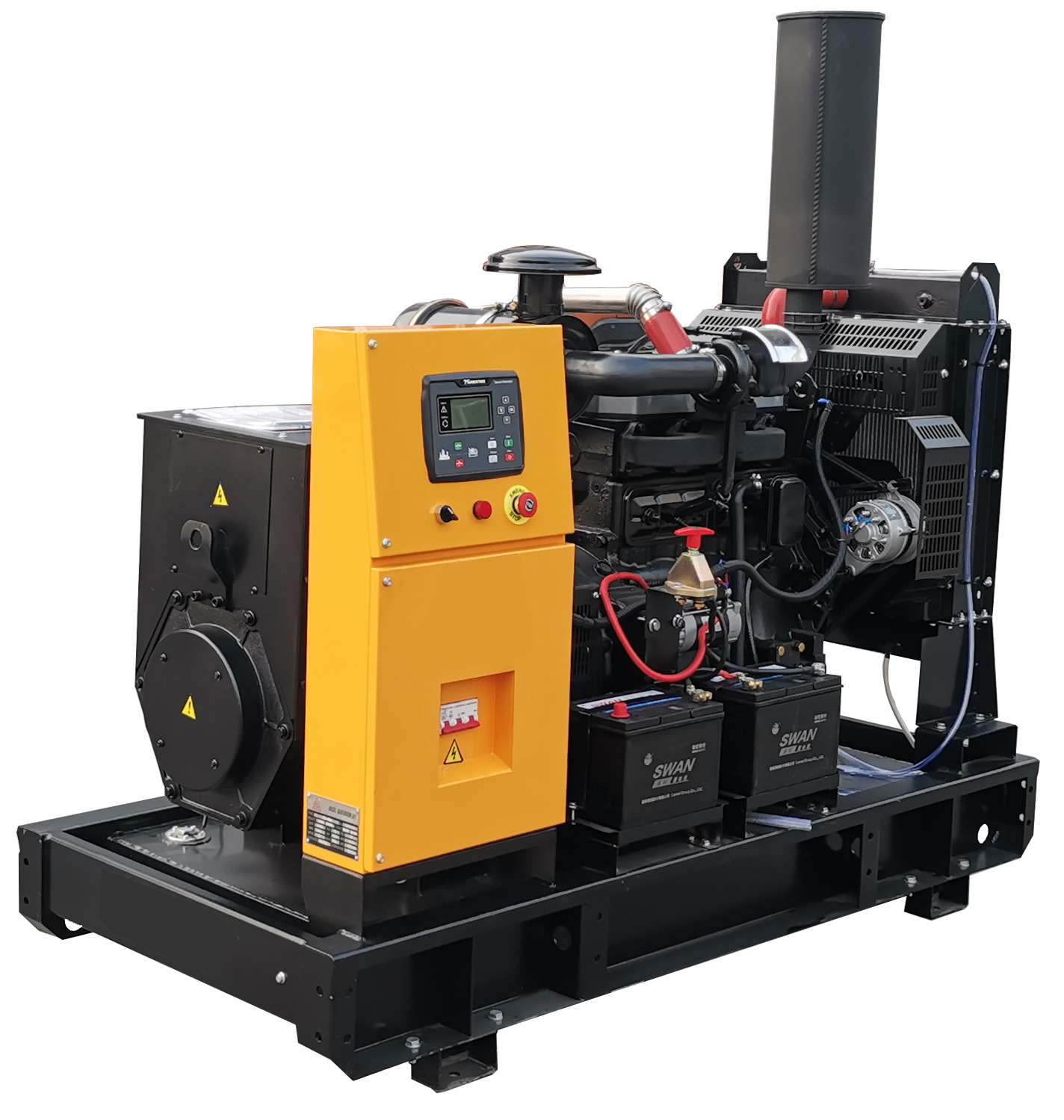80KW 100KVA Ricardo Stamford Industrial Power Open type Diesel Generator Set