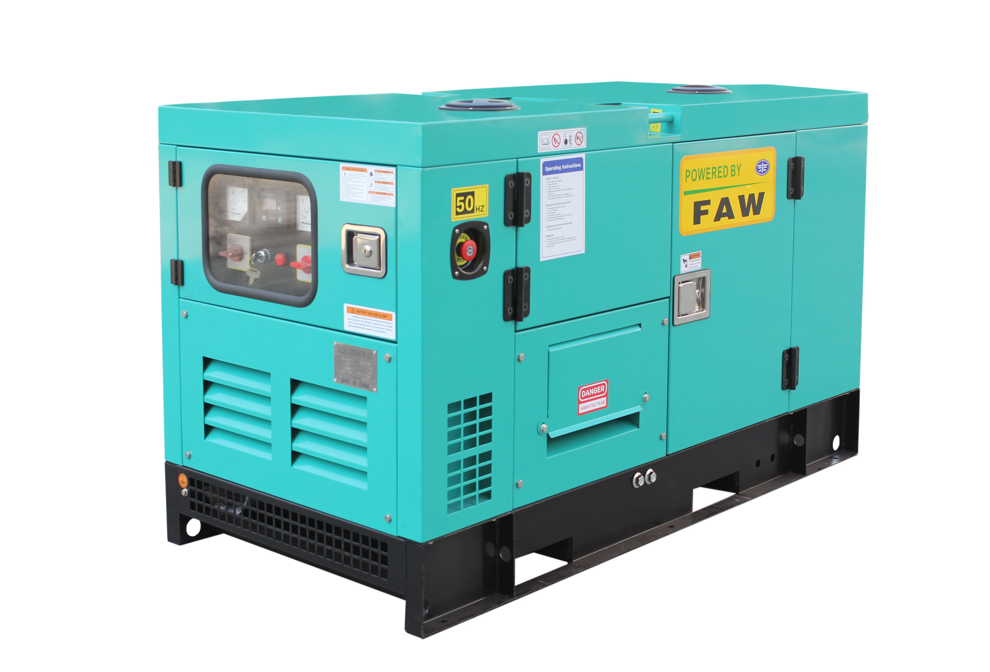 220V 60HZ Three Phase 20KVA FAW SILENT TYPE DIESEL GENERATOR SET