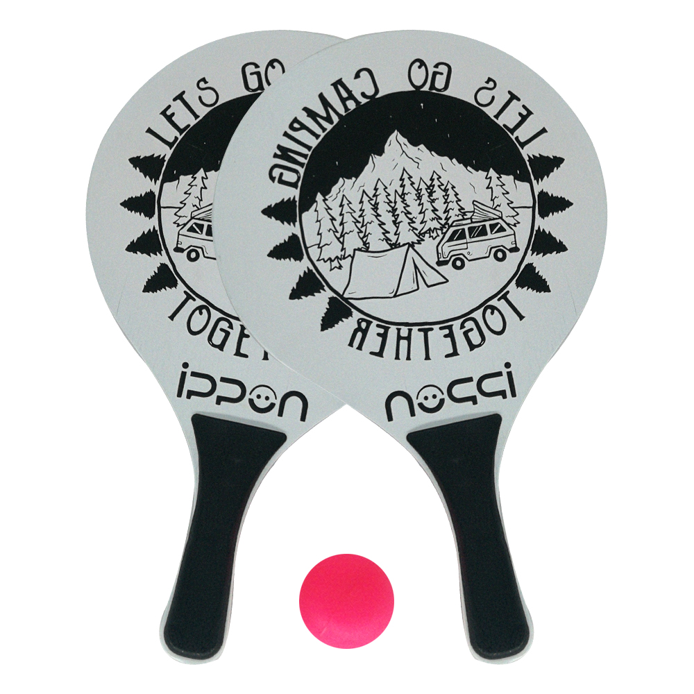 Beach racket set