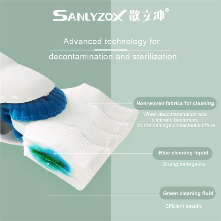 Disposable Flushable Toilet Brush