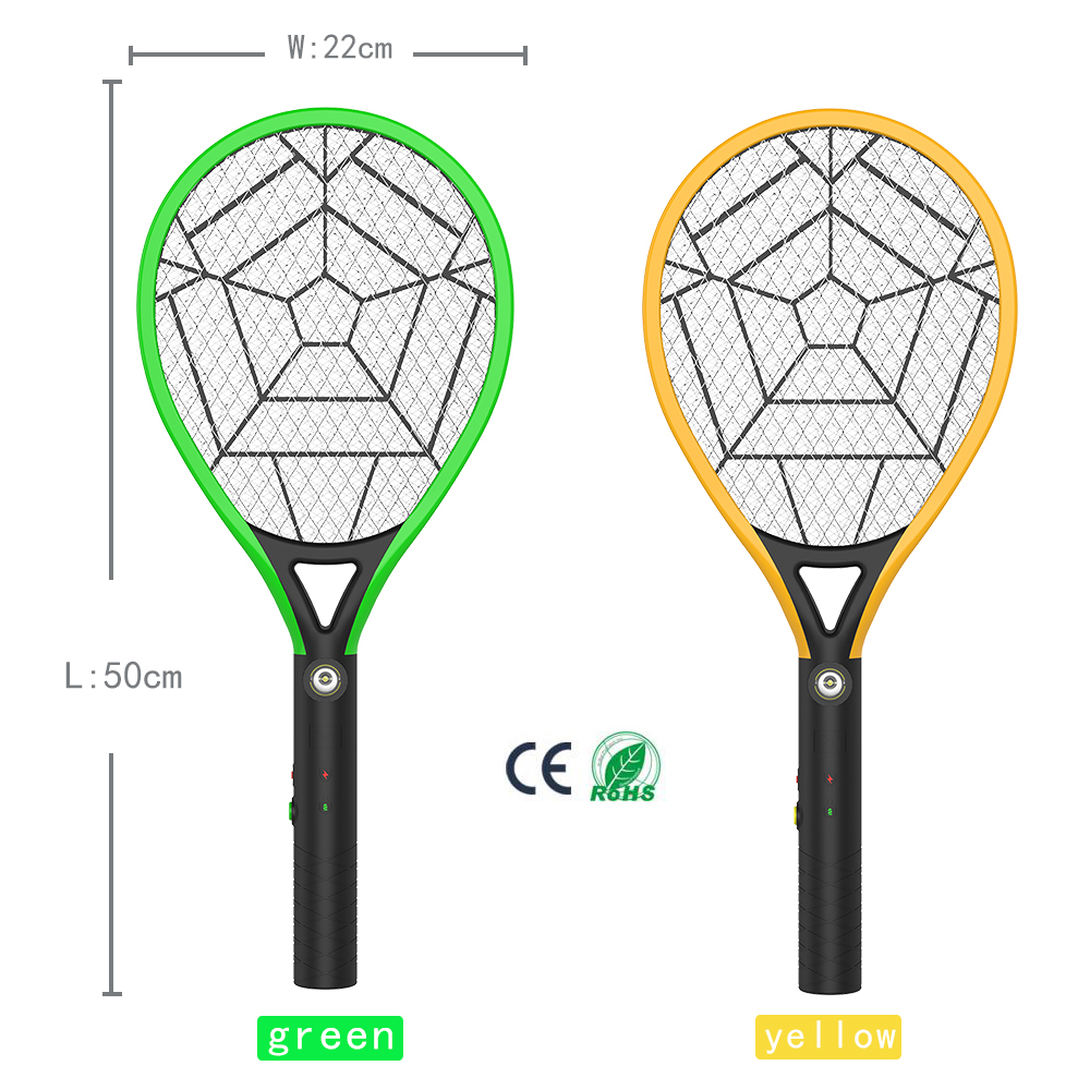 Lighting Frog Rechargeable Electric Mosquito Swatter Mosquito Racket