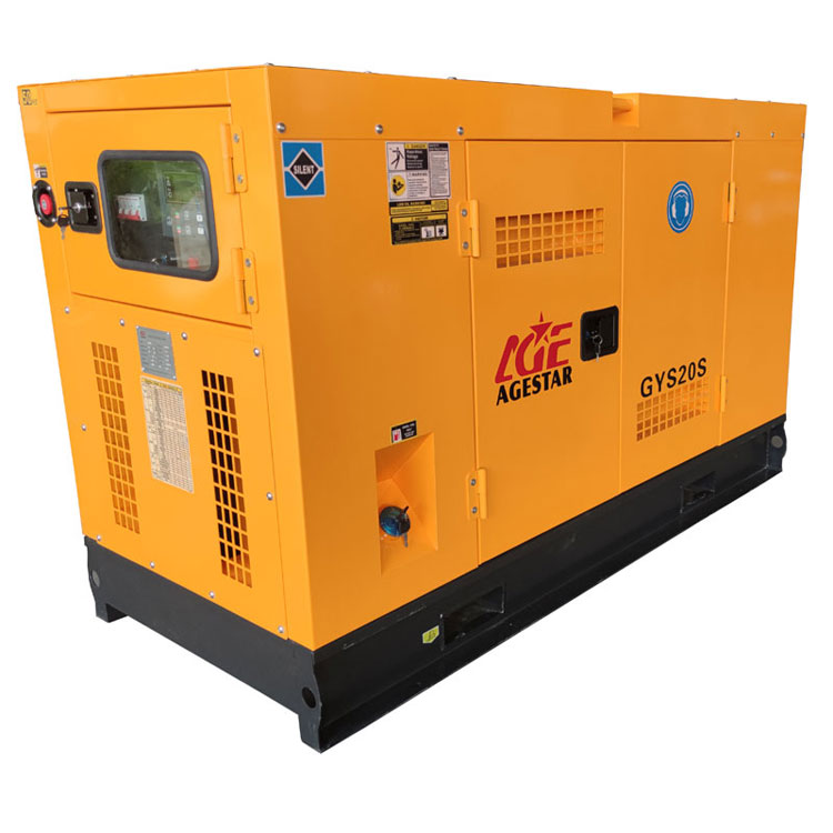 Silent diesel generator