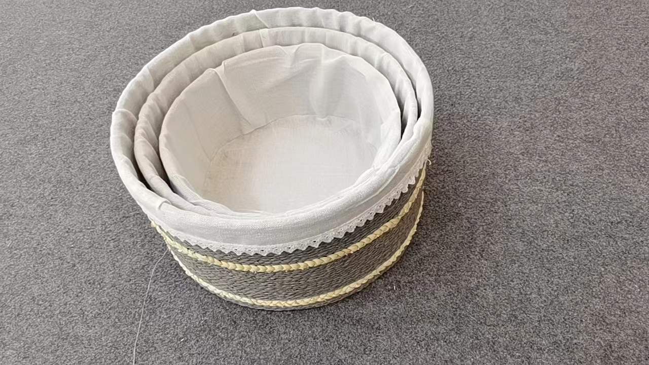 Paper woven basket