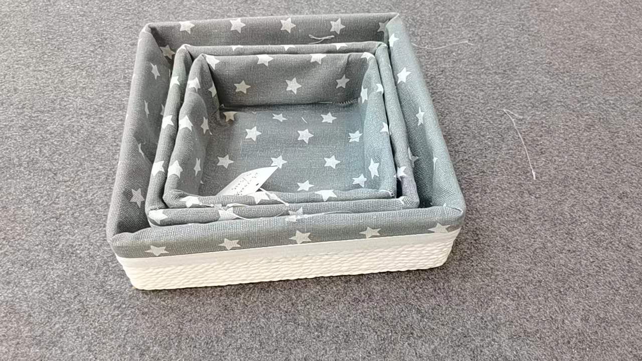 Paper woven basket