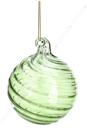 0000000000Hanging Irregular Glassball Ornament for Christmas Tree