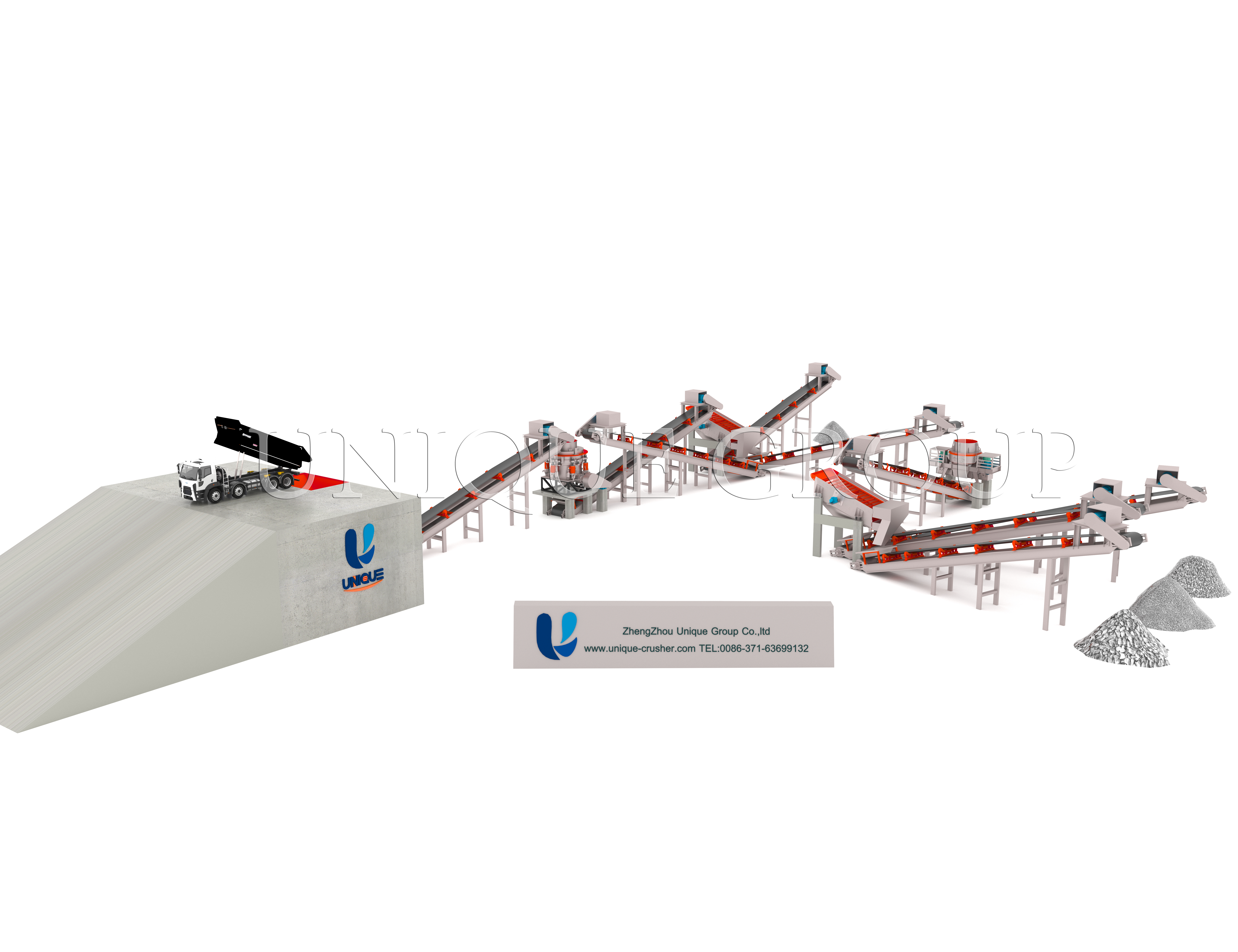 Stone crusher plant