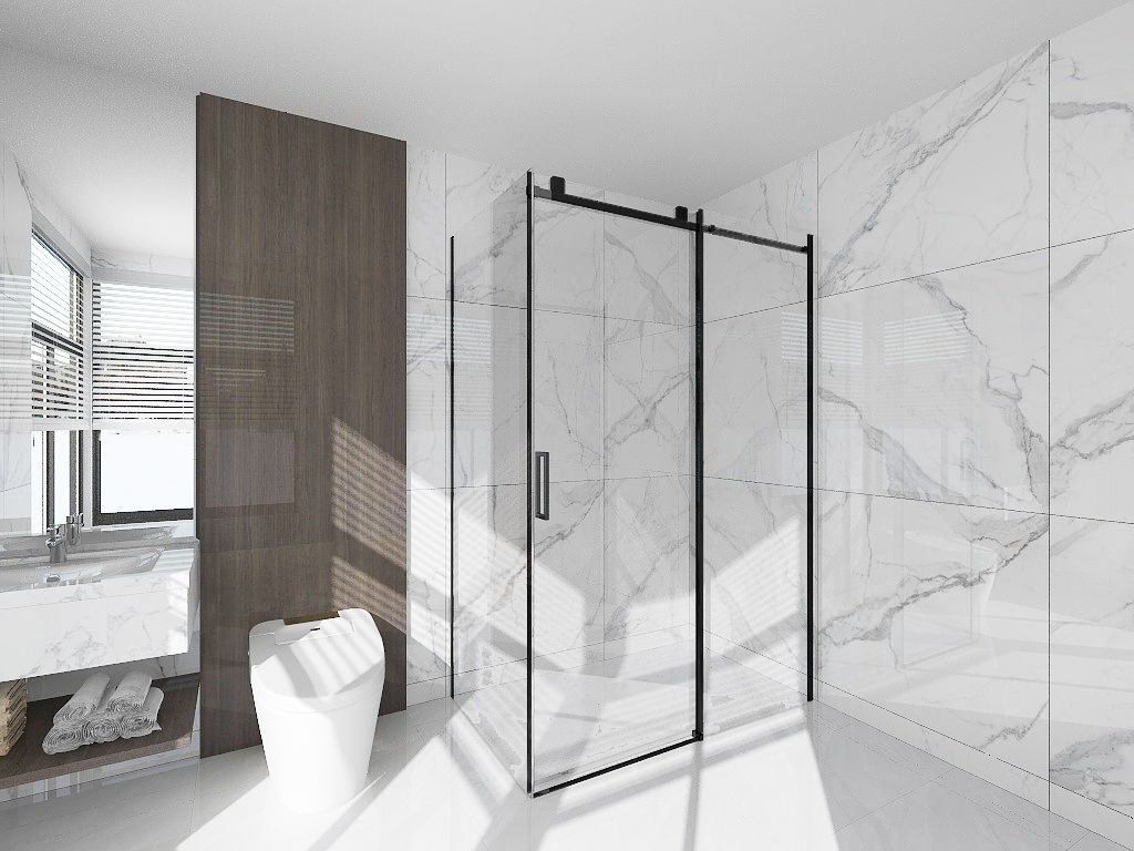 MB-C731 Sliding door, Shower room, shower enclosure, single sliding shower door, Sliding shower room