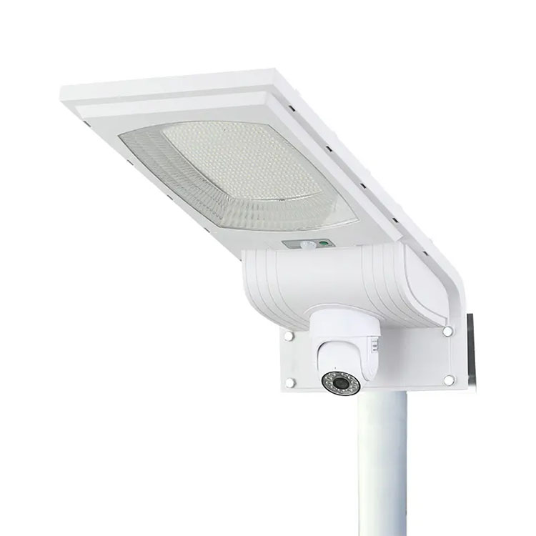 Smart Control Solar all in one street light with CCTV Camera mobile phone wifi connect
