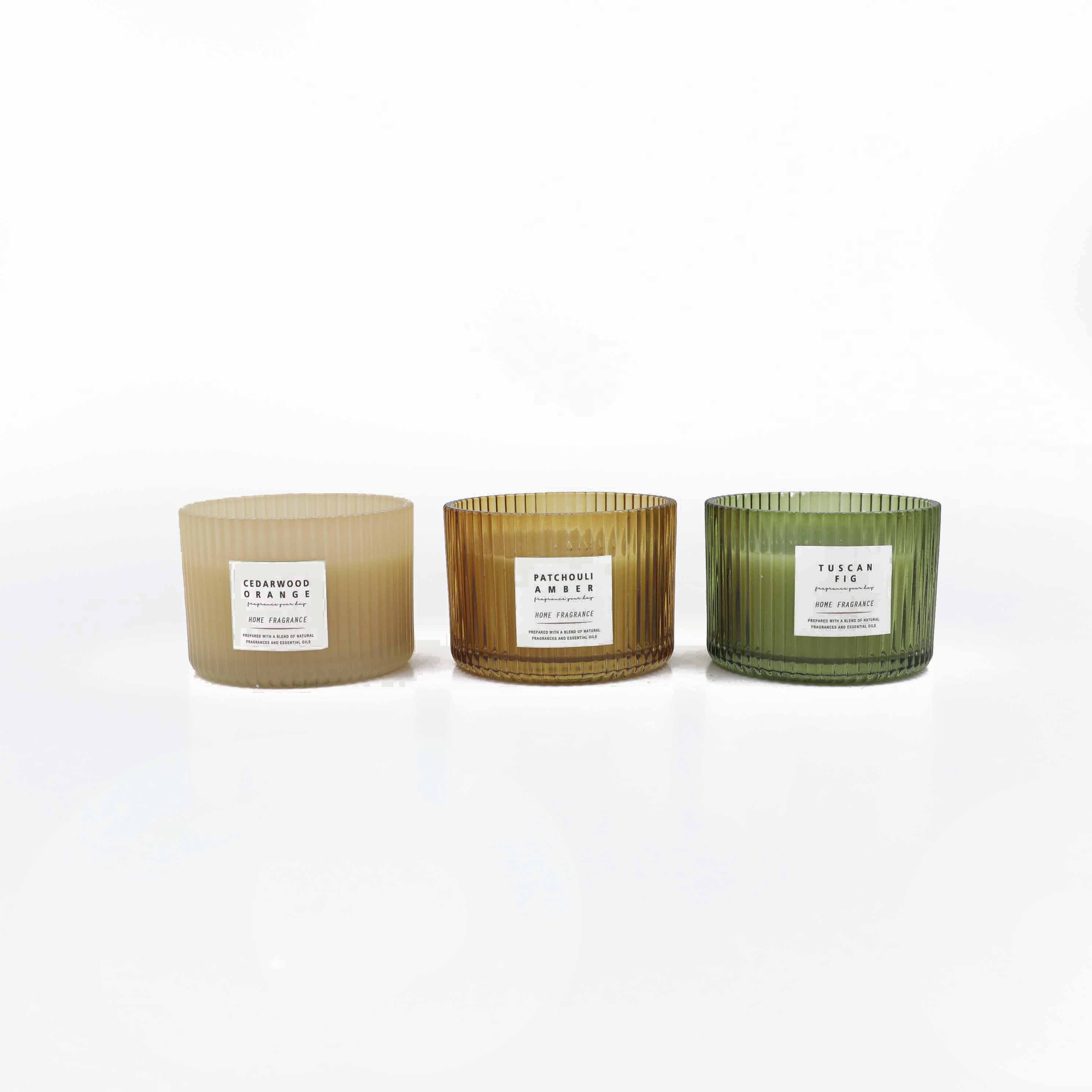 D11.5x8cmh Scented Glass Candle
