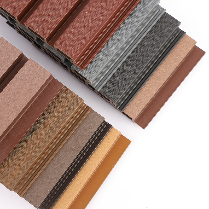 Outdoor and Interior Waterproof Eco Wood Composite Wall Louvers Exterior WPC Decorative Wall Panel