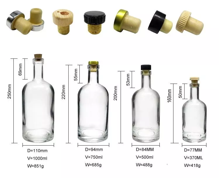 Super Flint Glass Bottle