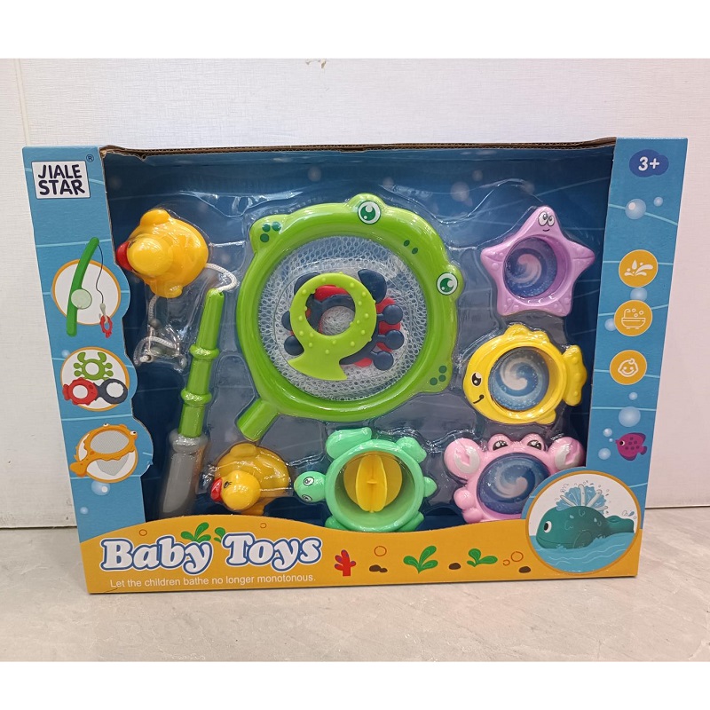 Vinyl fishing bath toy