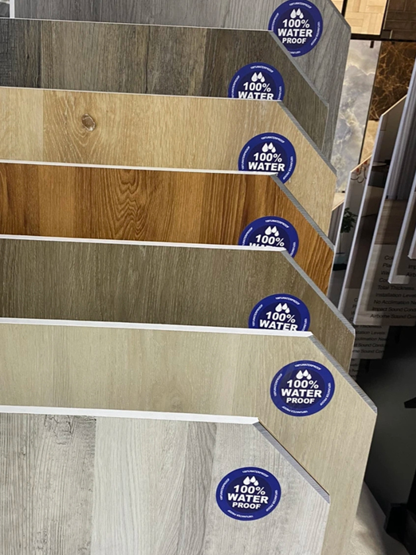 Click Lock Spc Plank Flooring with Sound Insulating Pad