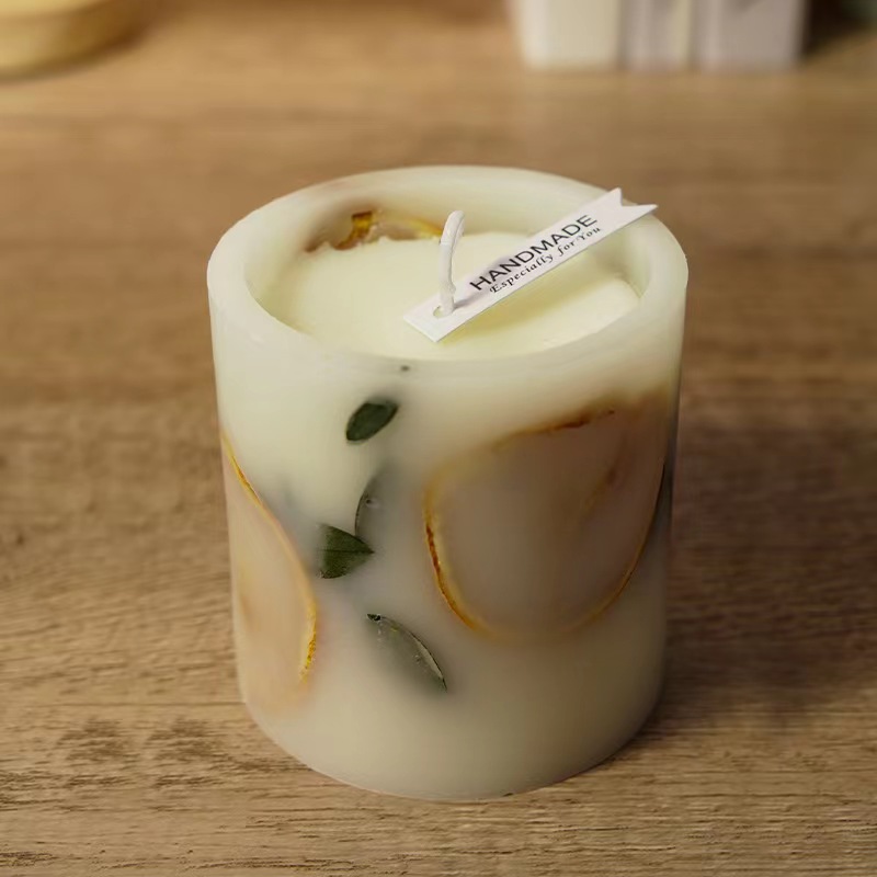 Luxury Valentine's Day Gift Custom LOGO Soy dried flower scented candle
