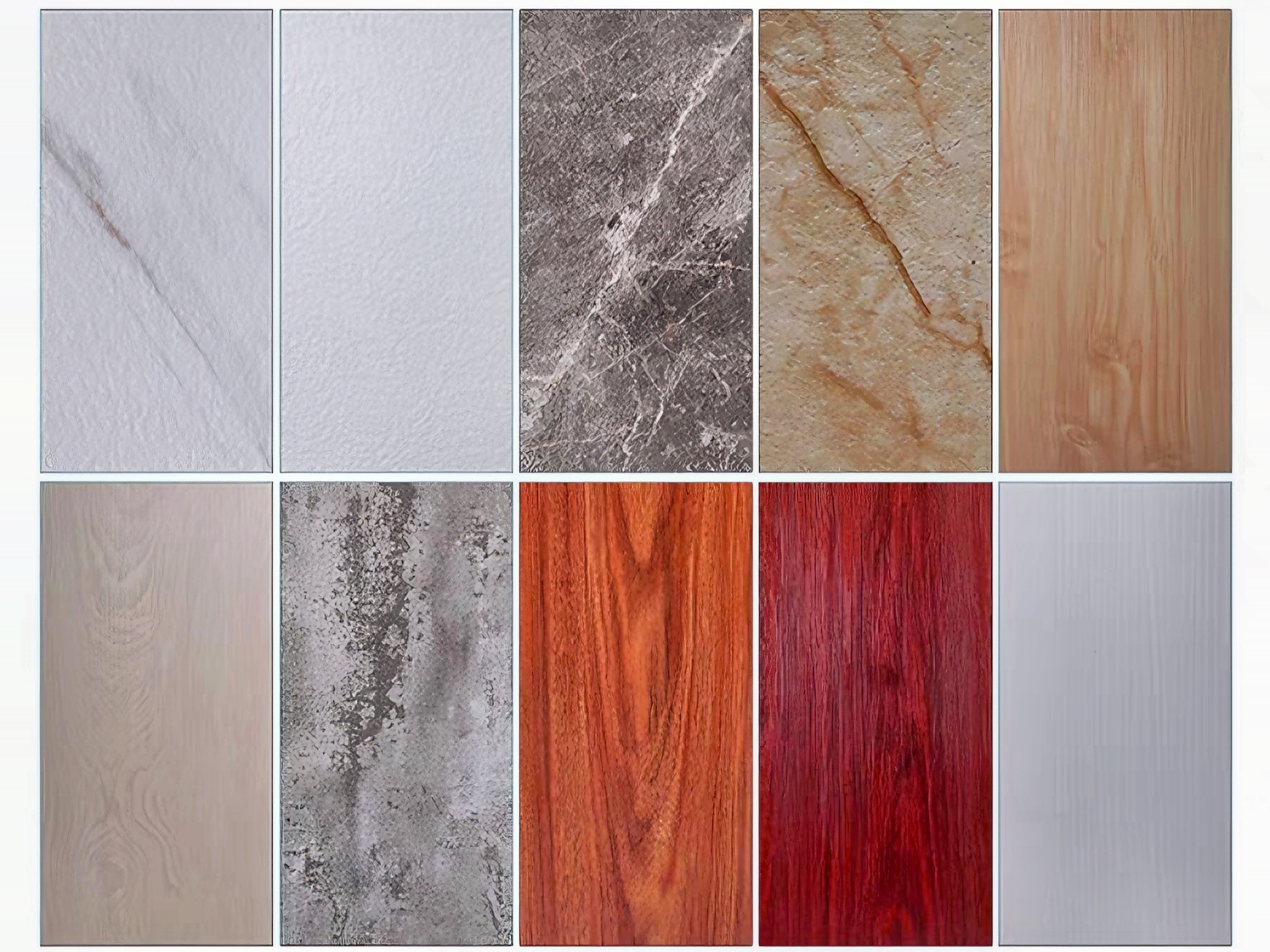 Factory Supply High Gloss Panel Waterproof PVC UV Marble Sheet