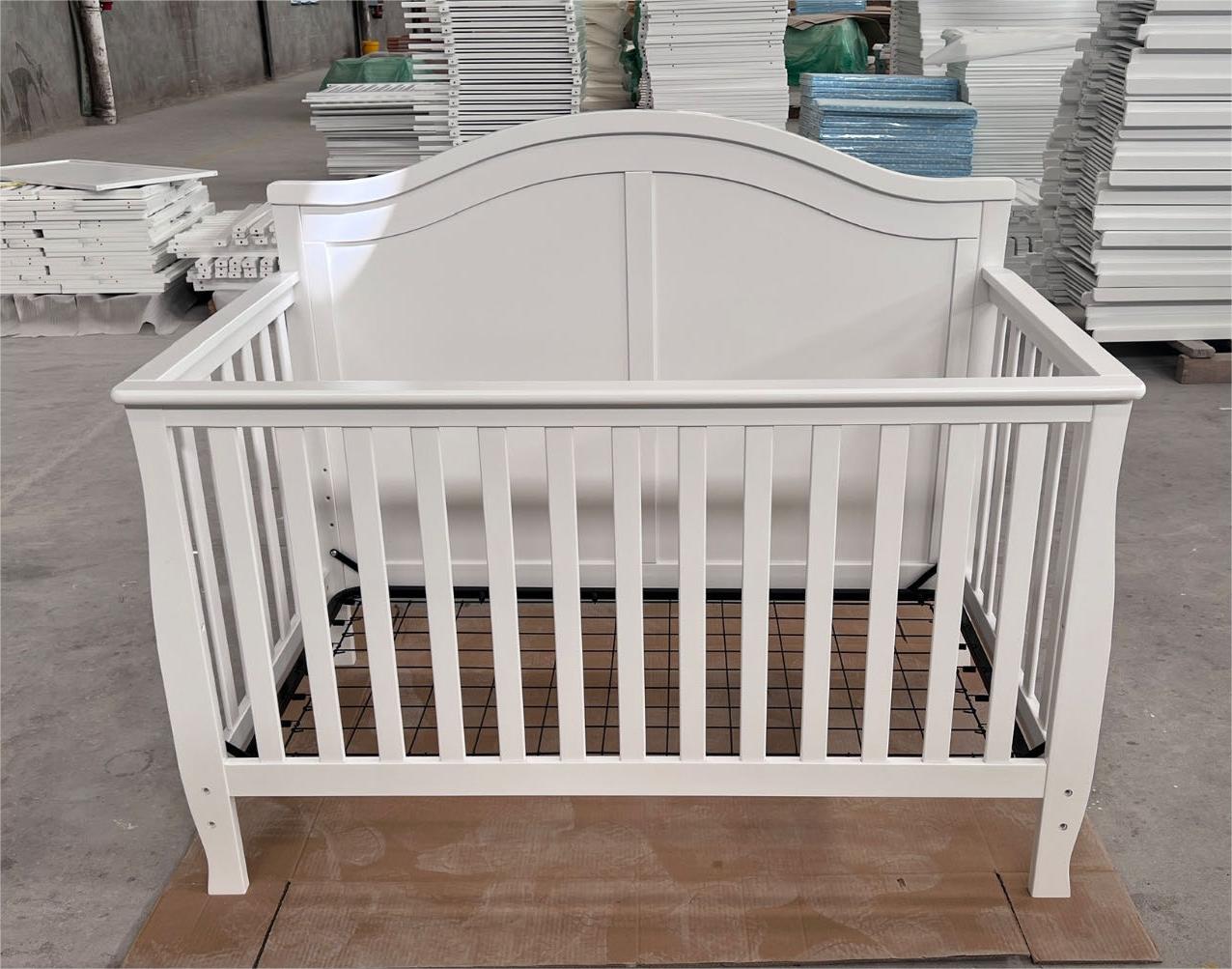 Solid wood crib