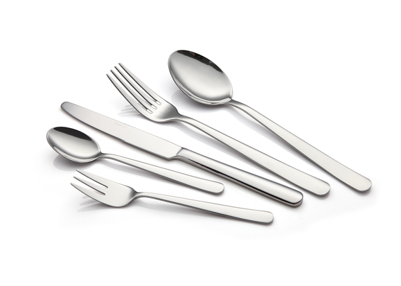 Stainless steel knife, fork, spoon