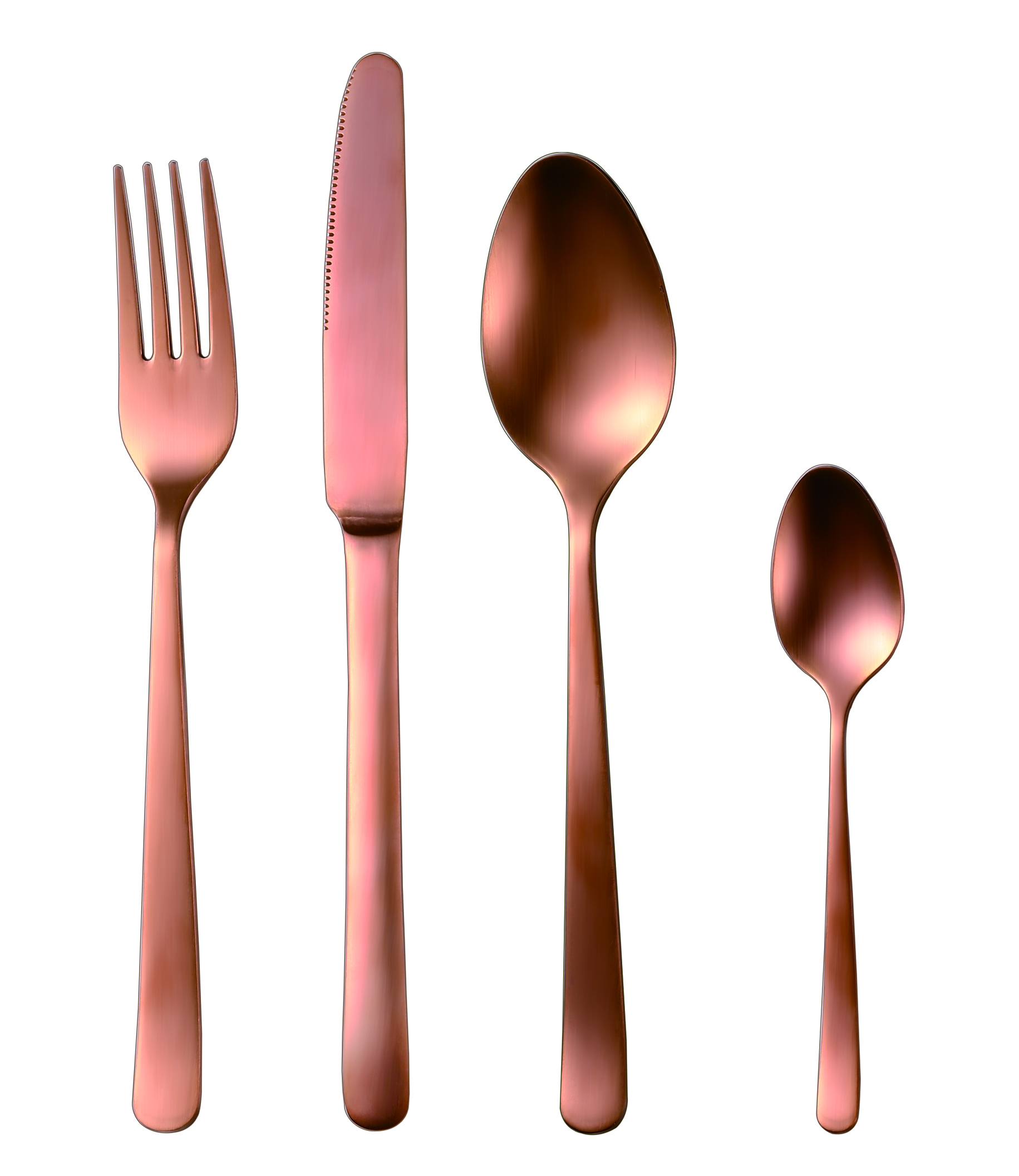 ET-156 Stainless Steel Tableware Titanium-Plated Tableware