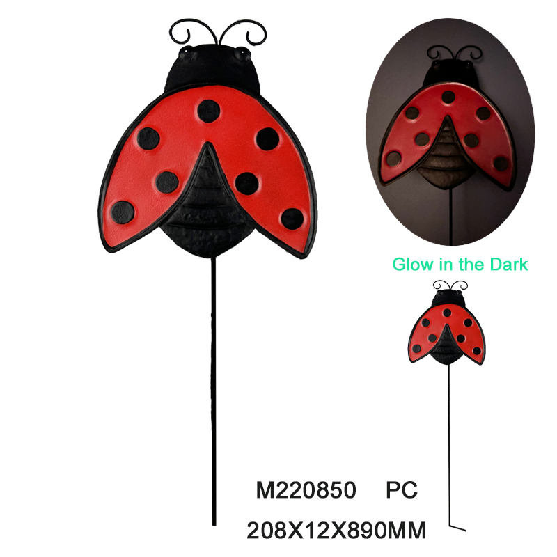 Metal stake glow in the dark