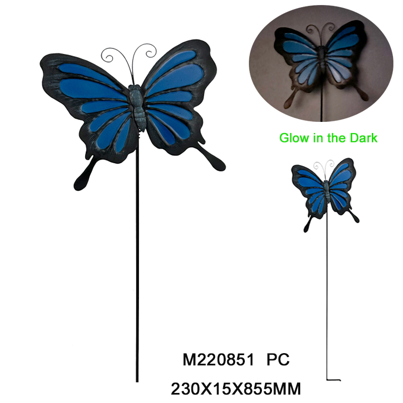 Metal stake glow in the dark