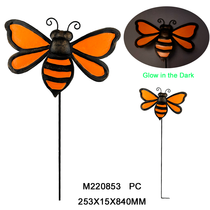 Metal stake glow in the dark
