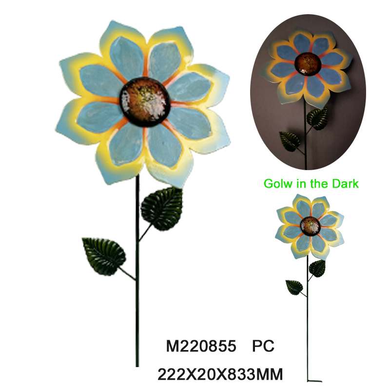 Metal stake glow in the dark