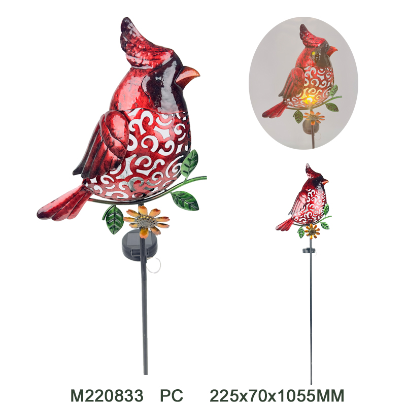 Metal solar stake