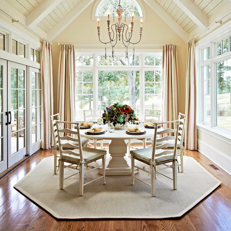 Cynthia beautiful border non-skid sisal carpet and rug