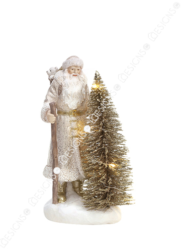 Resin Santa Claus LED