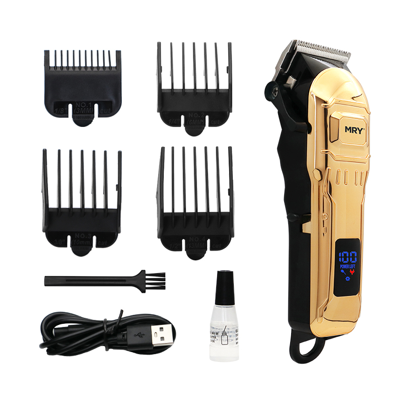 MRY Factory Price Barber Shop Hair Clippers ABS Material Professional Electric Hair Clippers For Men