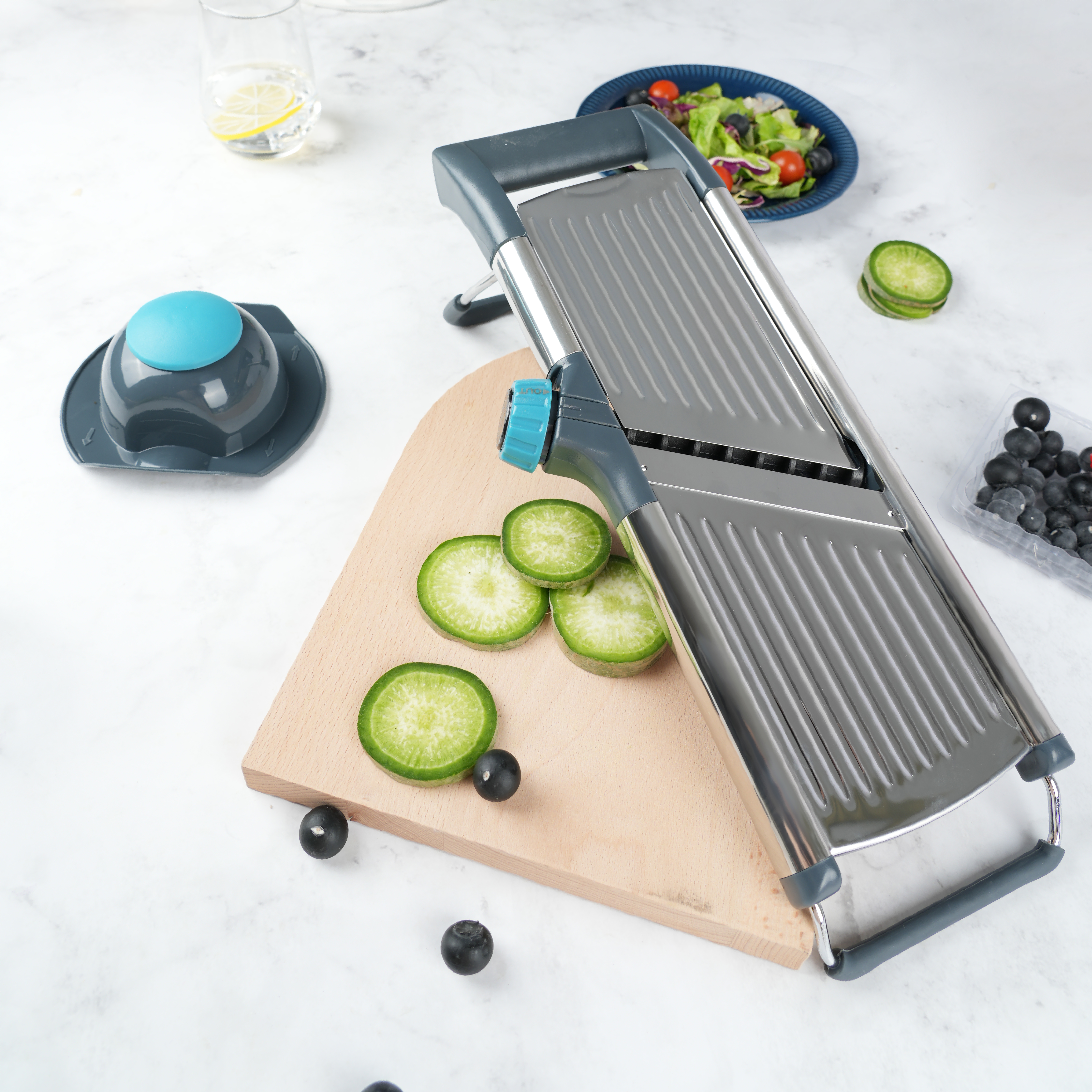 WOKA Kitchen Mandoline Slicer Adjustable Stainless Steel Vegetable Julienne Vegetable Cutter