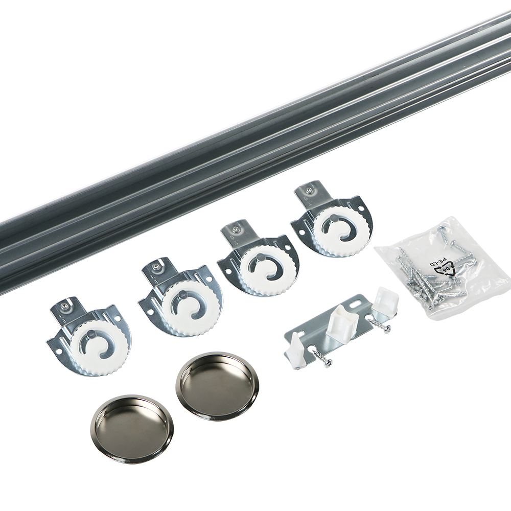Sliding Wardrobe Door Hardware 60 Lbs Weight Capacity