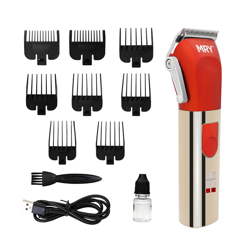 MRY Best Price Electronic Hair Clipper Adjustable Rechargeable Professional cordless Hair Clippers