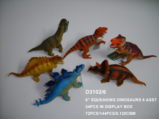 plastic dinosaurs