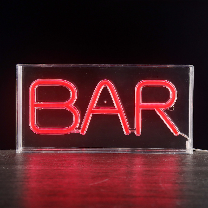 BAR Neon Light Box