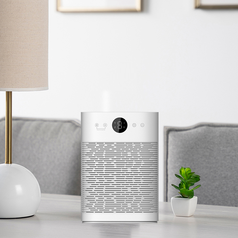 A2D Electric Free Installation HEPA H13 CADR 100M3/H Air Purifier For Dust Formaldehyde Removing