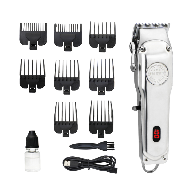 MRY Top Sales Clippers Barber USB Charging 2000mAh Battery Usb Electric Hair Clipper For Men