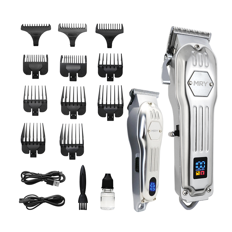 Newly Design Metal Usb Rechargeable Cordless Hair Trimmer Professional Electric Hair Clipper for Men