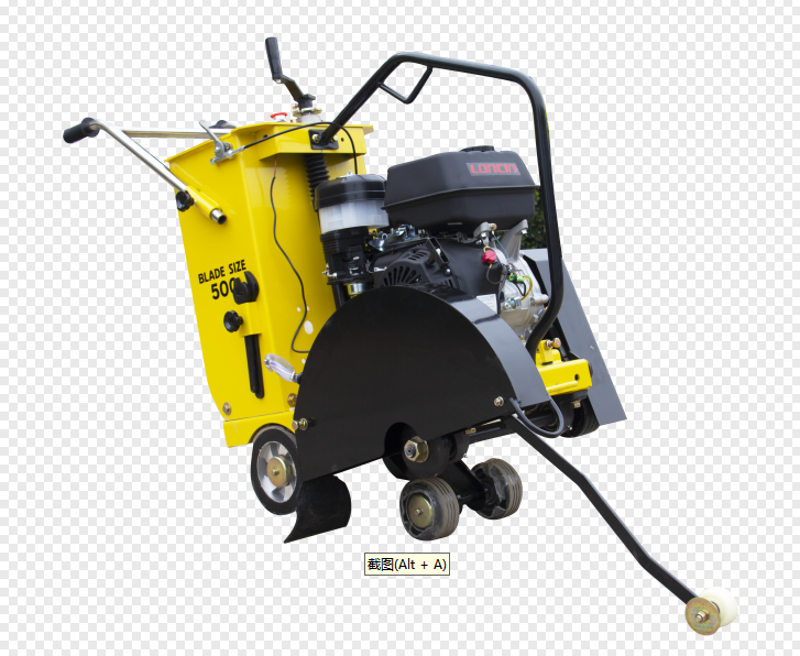 Gasoline road cutter