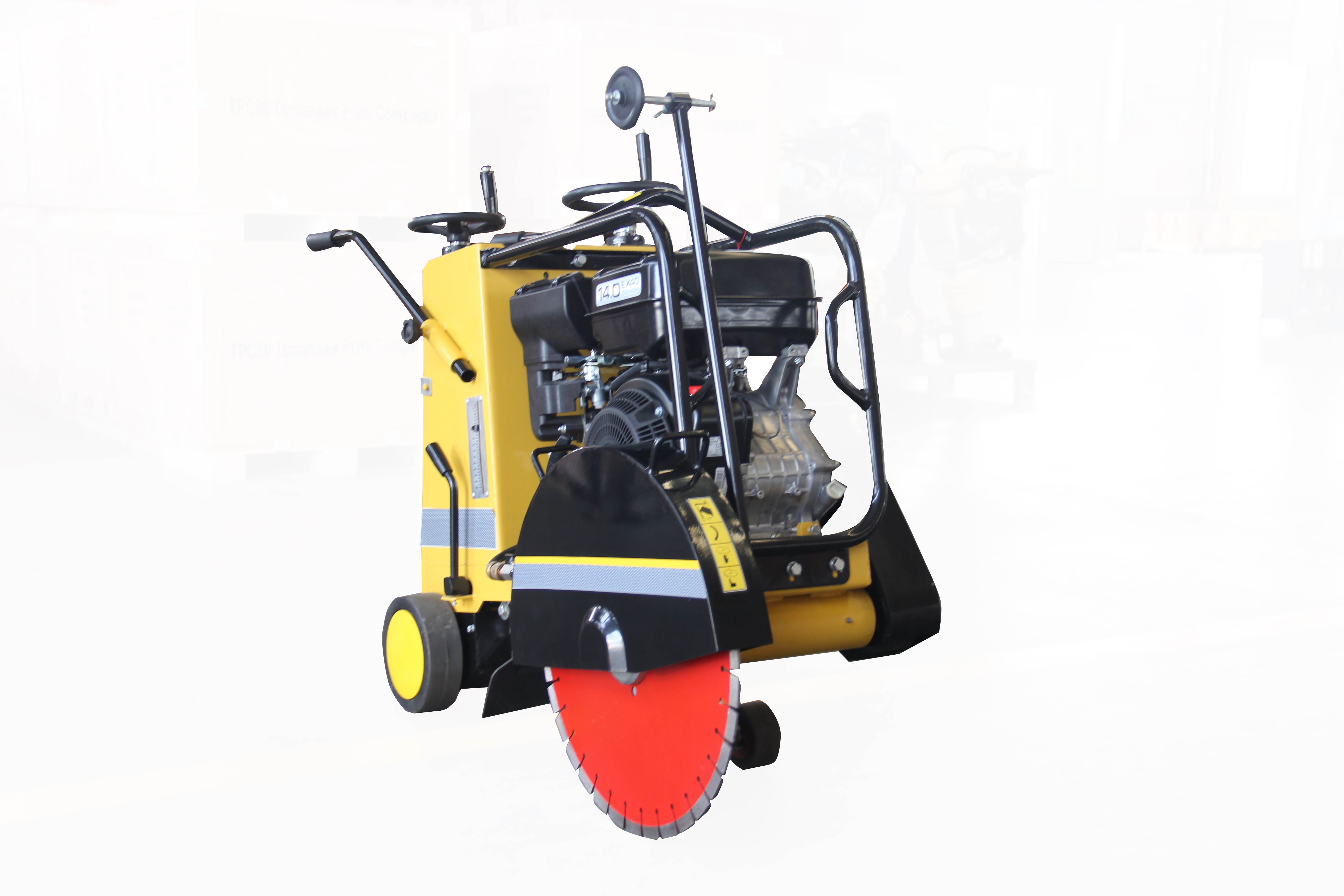 Gasoline road cutter