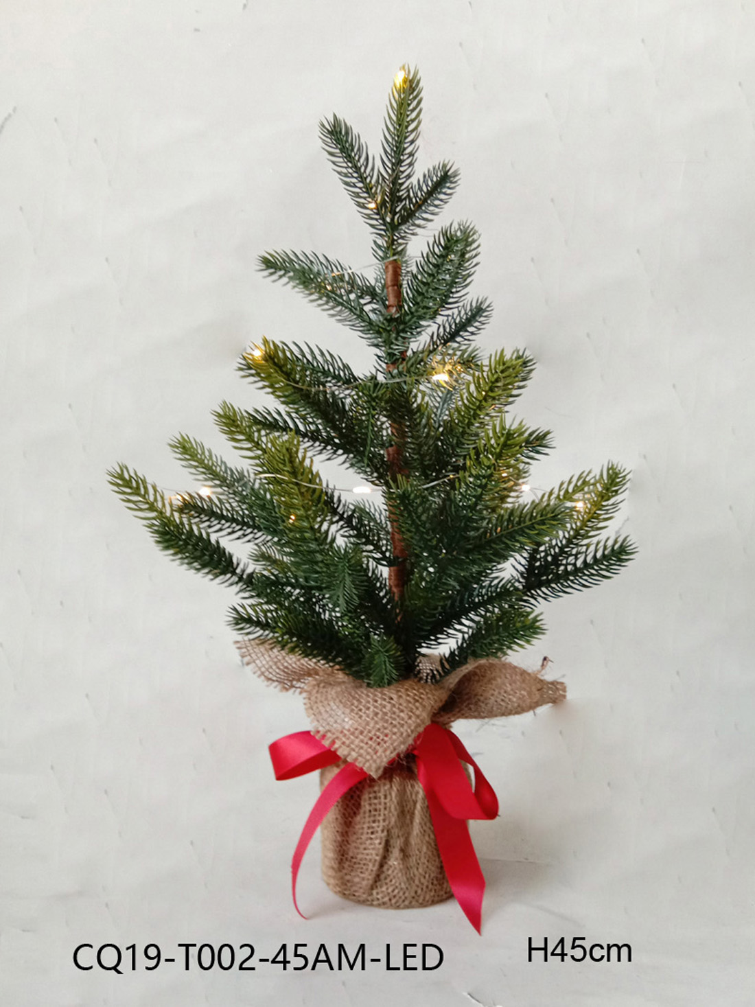 Christmas tree decor LED lights Promotional Gifts glitter xmas decorations ornament