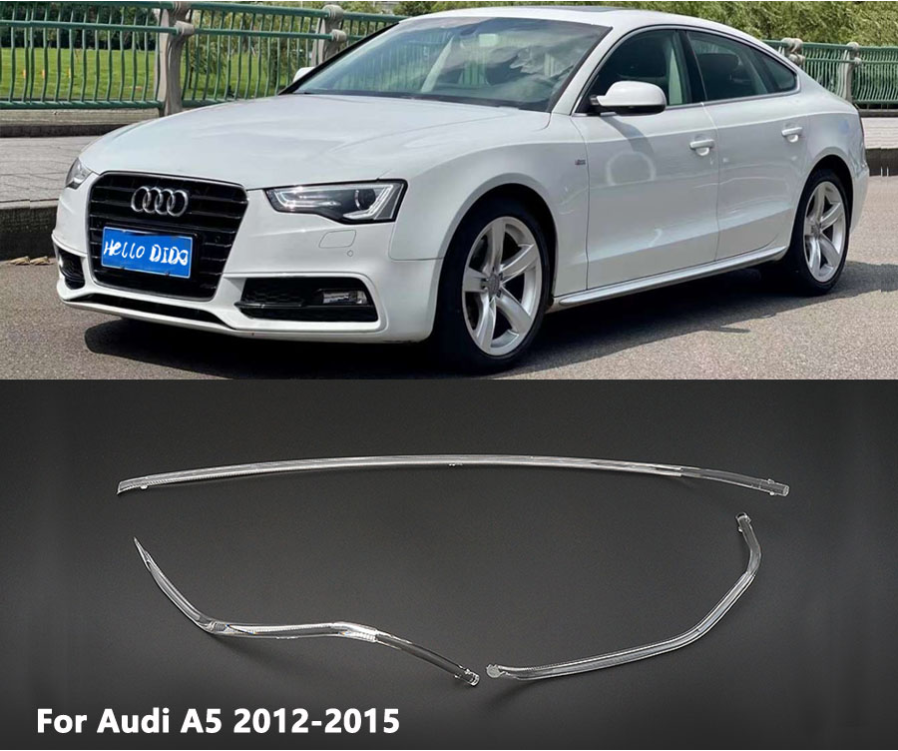 Audi A5 DRL tube strip headlight daytime running light guide circle 2012-2015