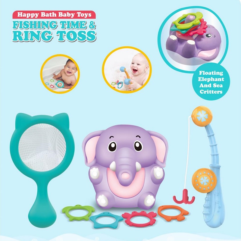 Baby elephant shower set
