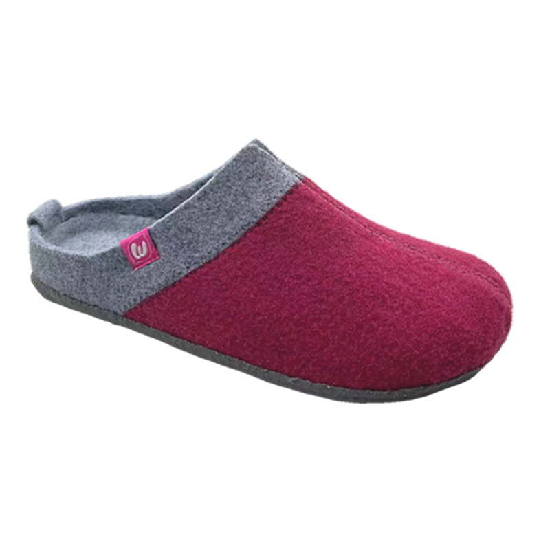 felt slippers latex sole