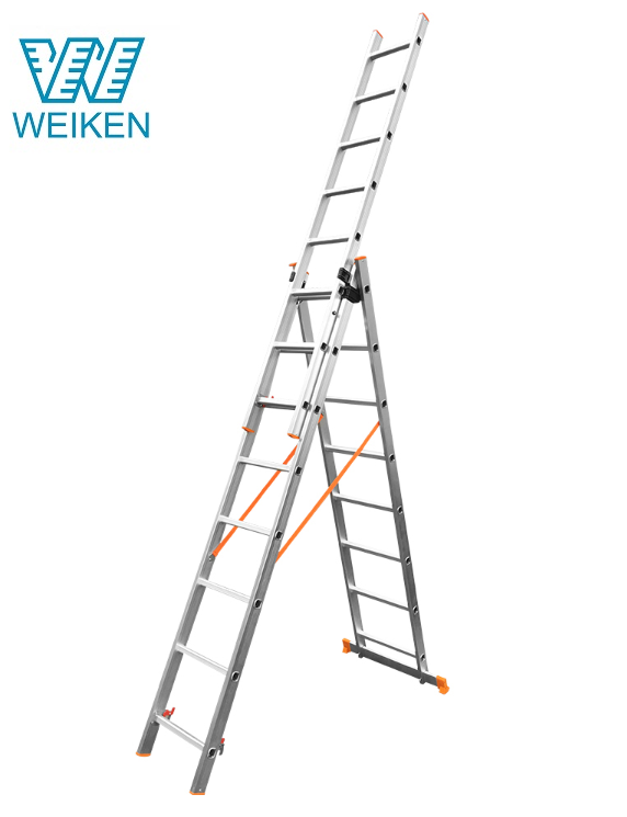 Aluminum extension ladder